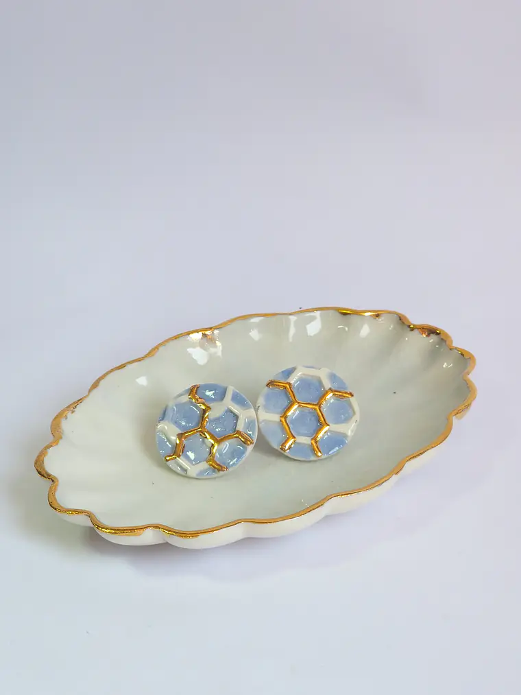 Aros panal celeste grandes 2