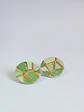 Aros vitral verde grande - Miniatura 3