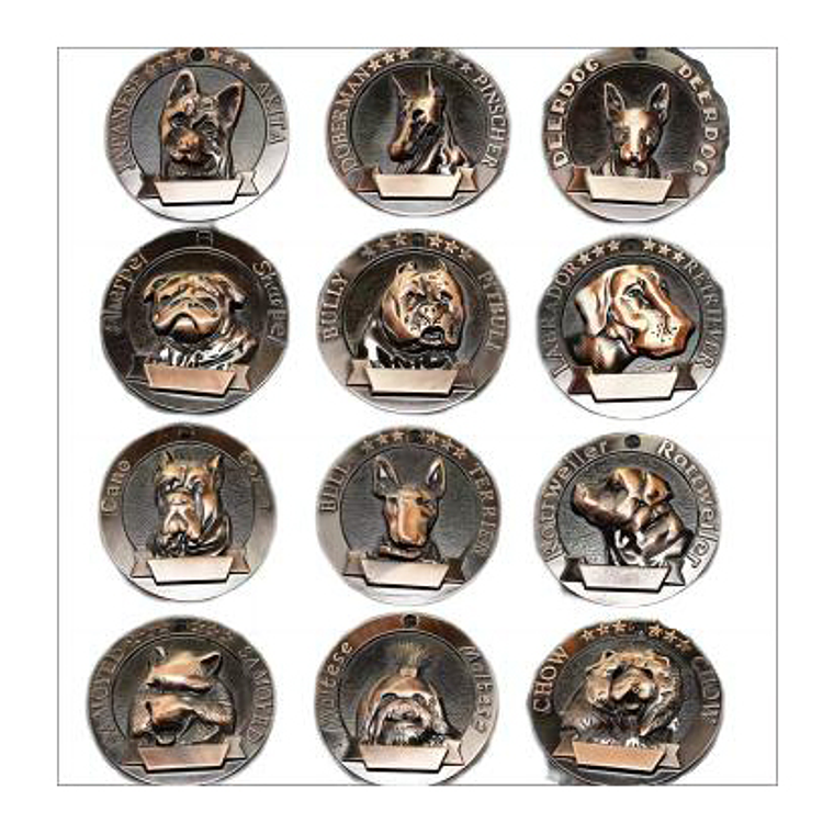 Placa Para Mascotas * 1 Pcs 1