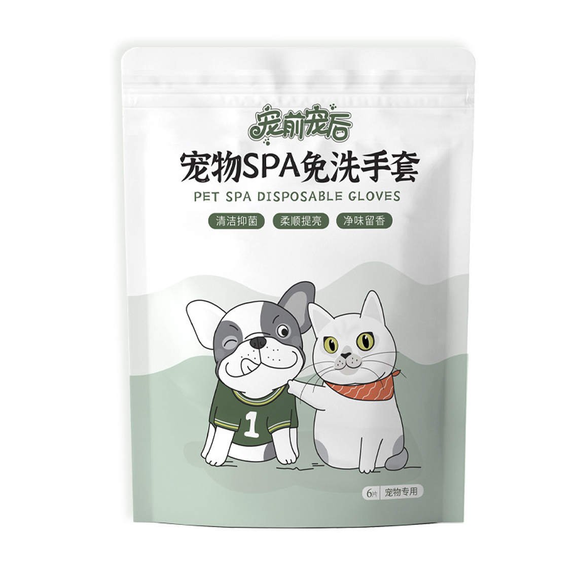 Toallitas Humedas Para Mascotas 6 Pcs 1