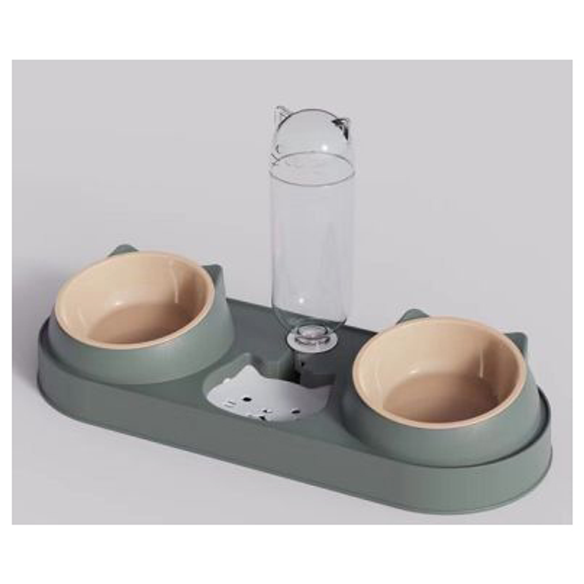 Plato Plastico + Dispensador De Agua 1