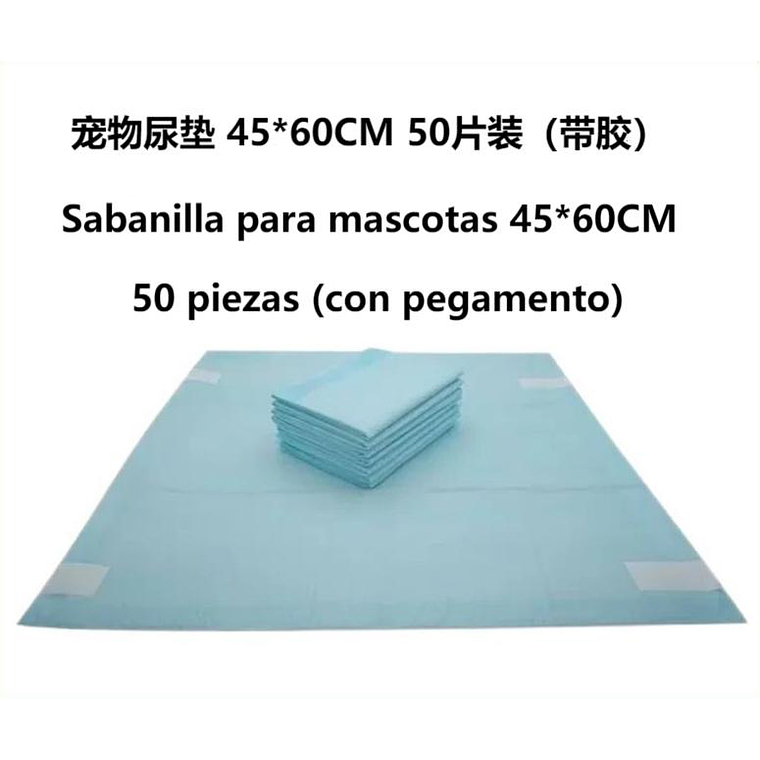 Sabanilla Para Mascotas 45*60Cm 50 Piezas (Con Pegamento) 1