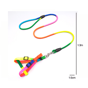 Conjunto De Arnes Para Mascotas 1.0*130Cm
