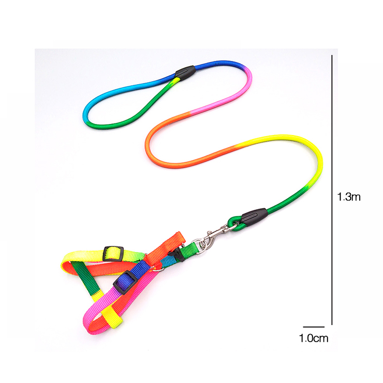 Conjunto De Arnes Para Mascotas 1.0*130Cm 1