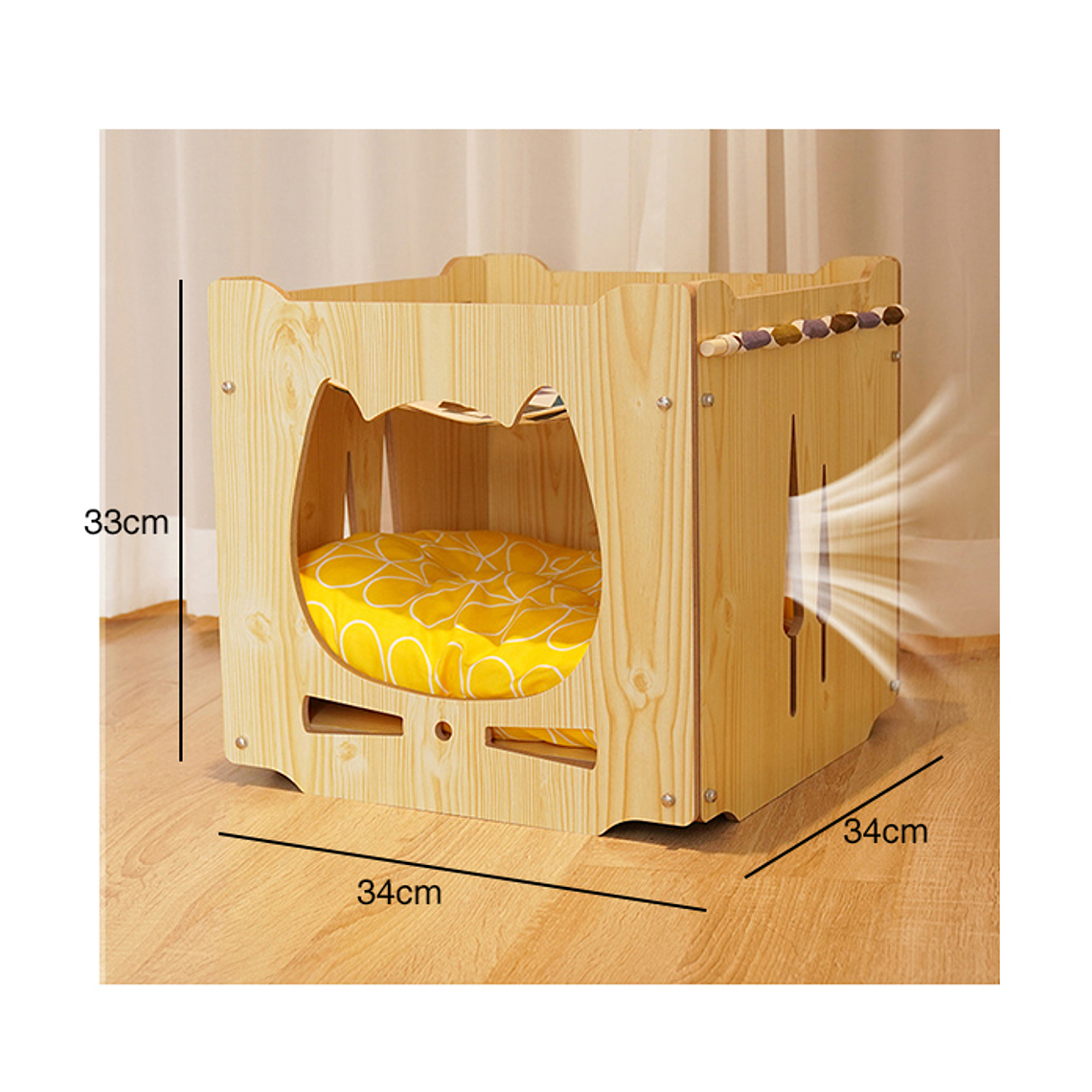 Casa De Mascota Madera 1