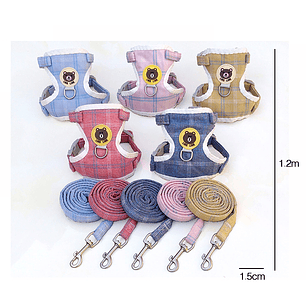 Conjunto De Correa Para Mascotas 1.5*120Cm