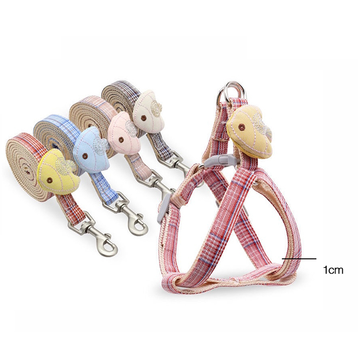 Conjunto De Arnes Para Mascotas 1.0Cm 1