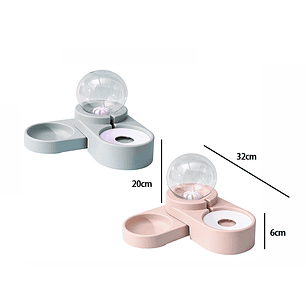 Alimentador De Comida Con Alimentador De Agua