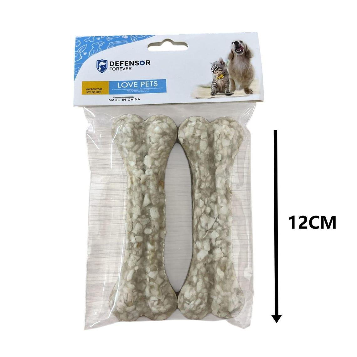 Hueso Masticable Mascotas *2 Pcs 1