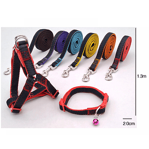 Conjunto De Arnes Para Mascotas 2.0*130Cm