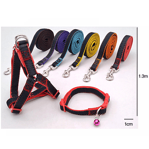 Conjunto De Arnes Para Mascotas 1.0*130Cm