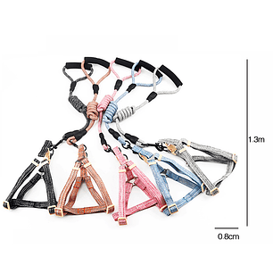 Conjunto De Arnes Para Mascotas 0.8*130Cm