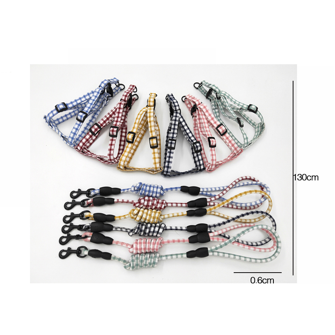 Conjunto De Arnes Para Mascotas 0.6*130Cm 1