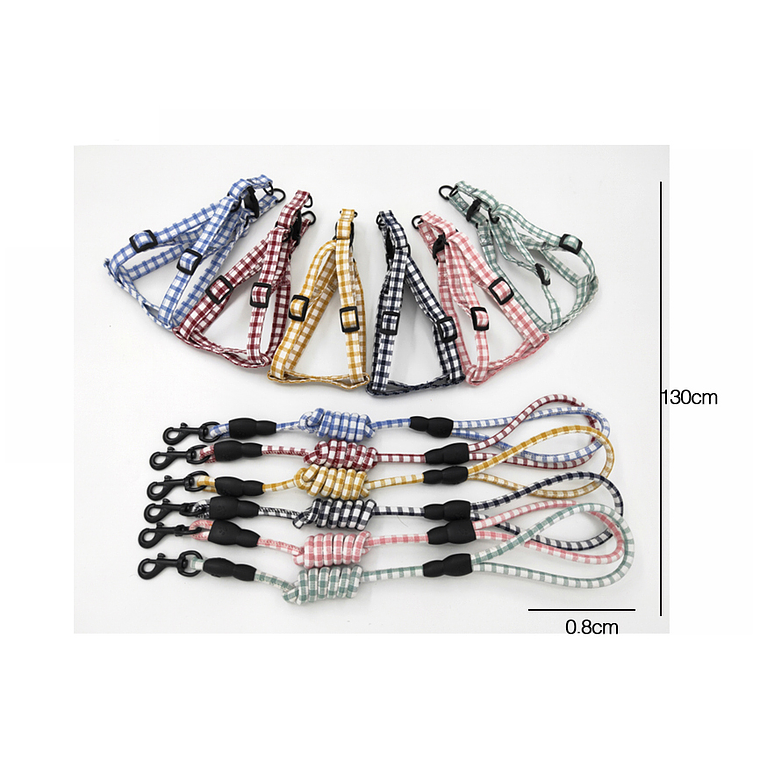 Conjunto De Arnes Para Mascotas 0.8*130Cm 1