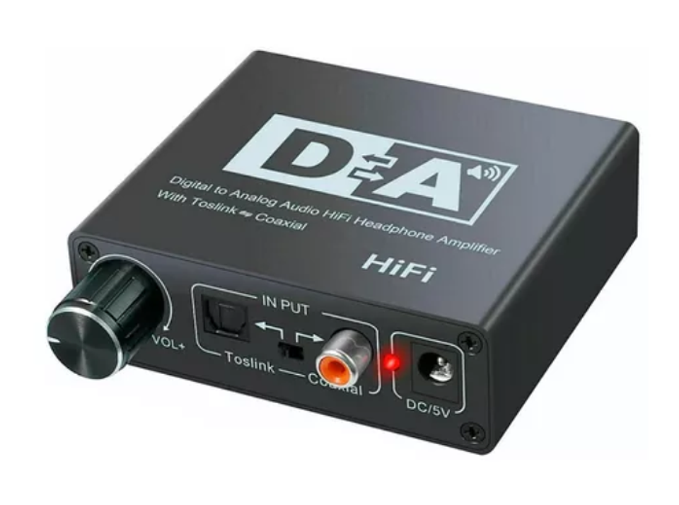 Conversor de Audio DAC Digital a Analógico Hifi con Control de Volumen 1