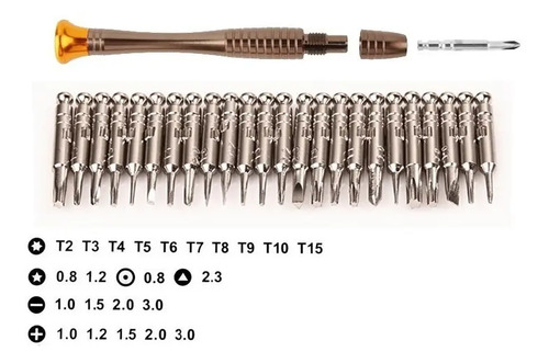 Set De Destornilladores 24p Compatible Con Macbook iPhone Pc 2