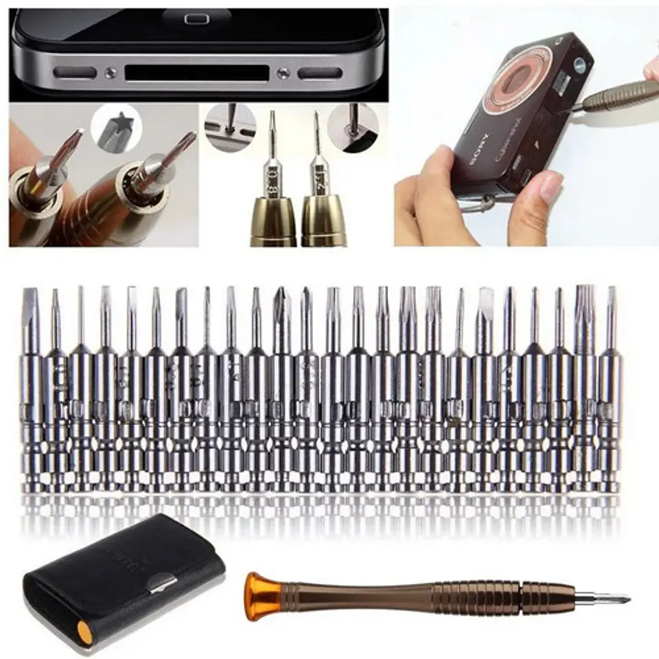 Set De Destornilladores 24p Compatible Con Macbook iPhone Pc 5