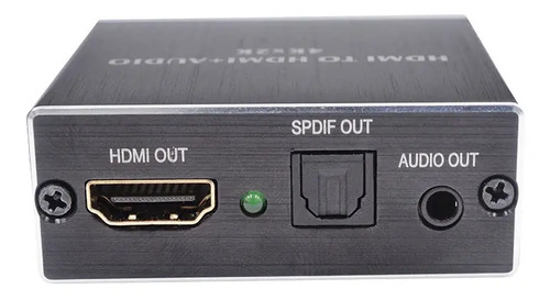Extractor De Audio Hdmi 4k Full Hd Óptico Spdif 3.5mm Dfast 3