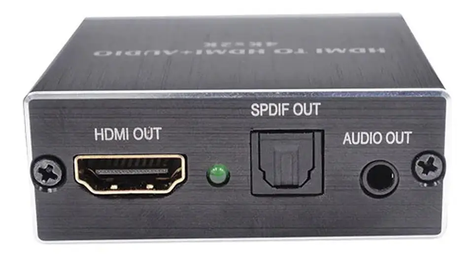 Extractor De Audio Hdmi 4k Full Hd Óptico Spdif 3.5mm 3