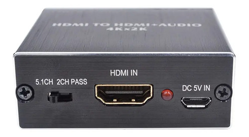 Extractor De Audio Hdmi 4k Full Hd Óptico Spdif 3.5mm Dfast 7