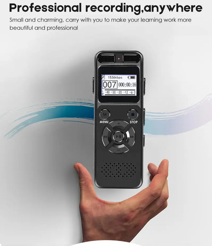 Grabadora Digital Profesional De Voz Sonido 8gb Mp3 5
