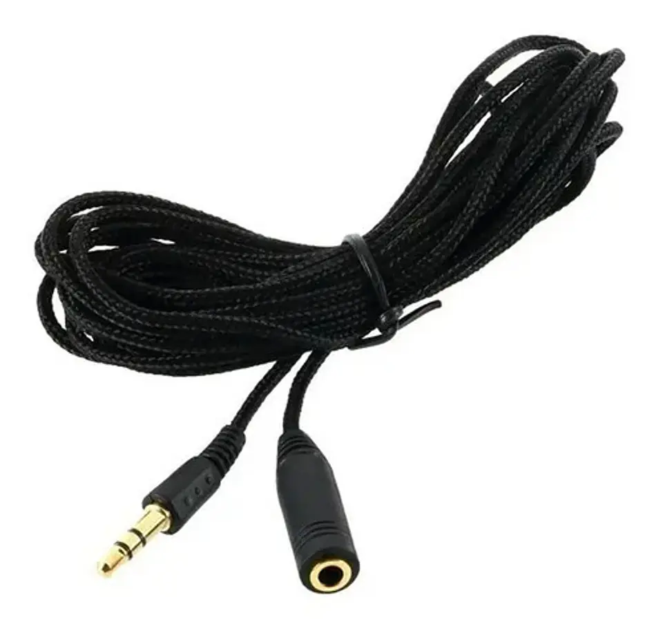 Cable Alargador Extensión 5 Metros 3.5mm Audifonos 1