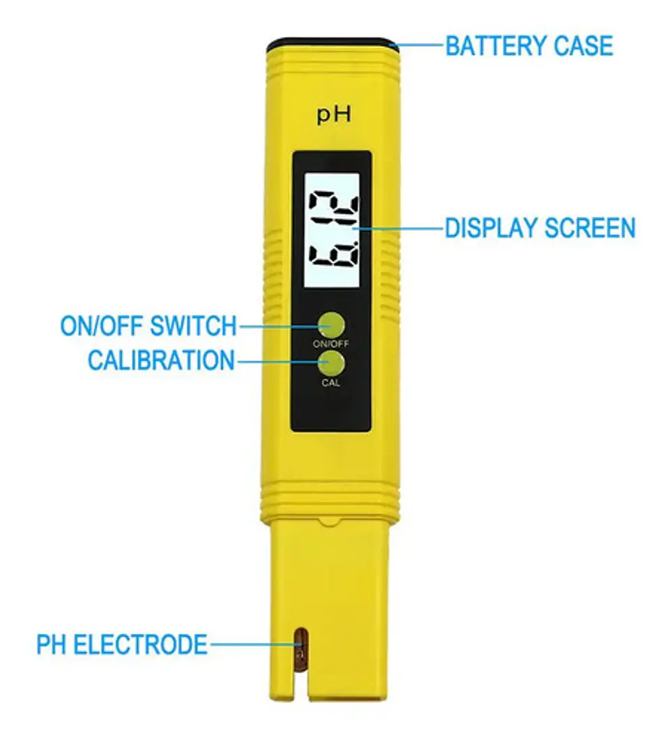 Medidor Digital Ph Acidez Alcalinidad Liquidos Tester Agua  6