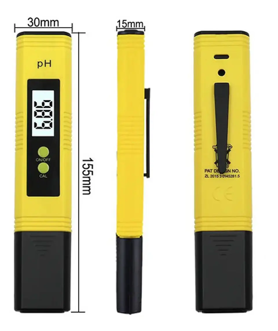 Medidor Digital Ph Acidez Alcalinidad Liquidos Tester Agua  7