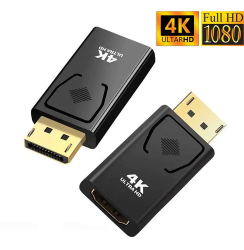 Adaptador Displayport A Hdmi 4k 1080p Audio Video Dp A Hdmi 3