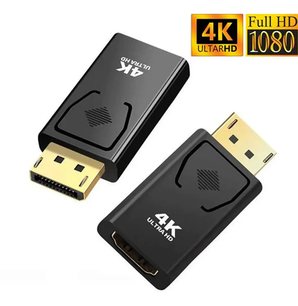 Adaptador Displayport A Hdmi 4k 1080p Audio Video Dp A Hdmi 3