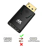 Adaptador Displayport A Hdmi 4k 1080p Audio Video Dp A Hdmi - Miniatura 8