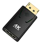 Adaptador Displayport A Hdmi 4k 1080p Audio Video Dp A Hdmi - Miniatura 9