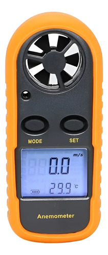 Anemómetro Y Termómetro Gm816 Medidor Velocidad Del Viento 1