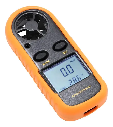 Anemómetro Y Termómetro Gm816 Medidor Velocidad Del Viento 3
