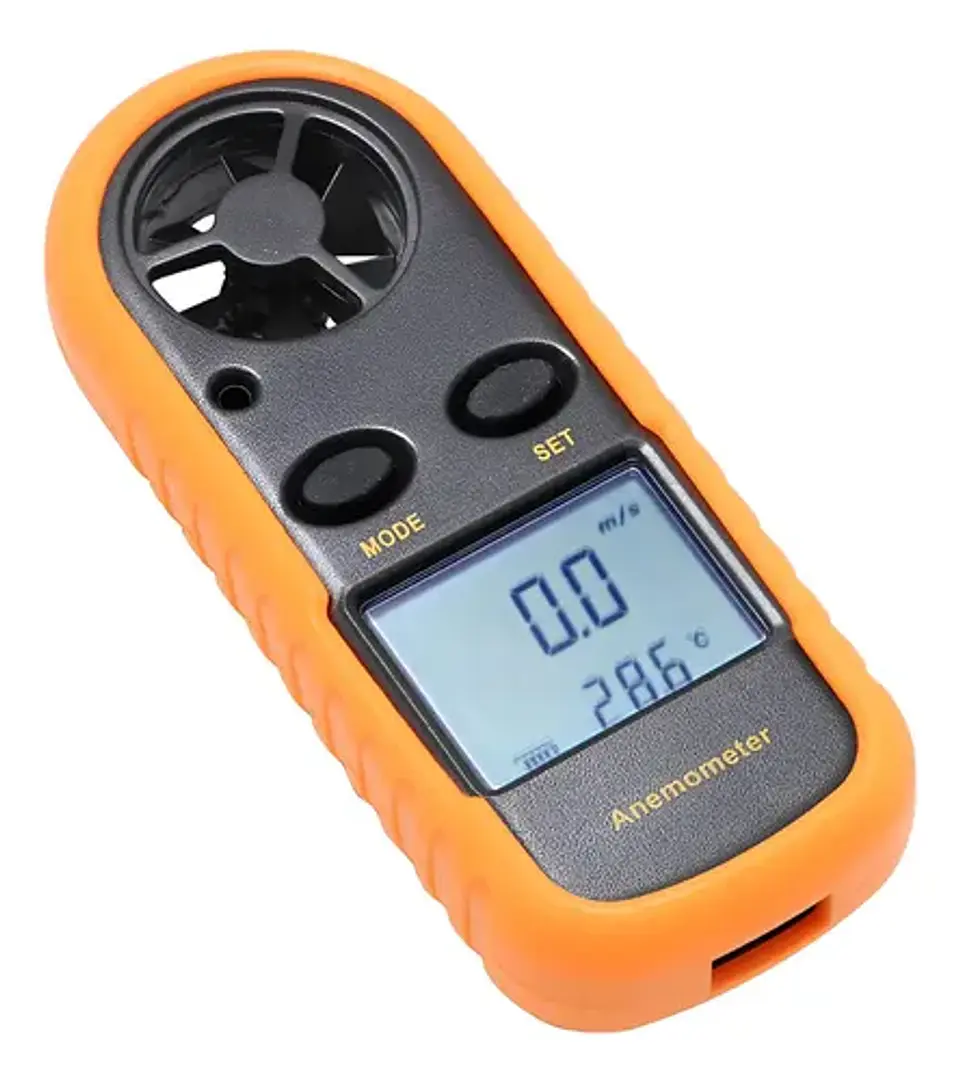 Anemómetro Y Termómetro Gm816 Medidor Velocidad Del Viento 3