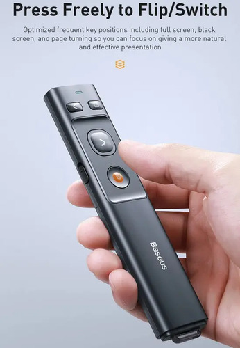 Presentador Diapositivas Baseus Puntero Láser Usb Usb-c Ppt 5
