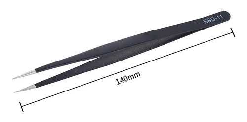 Set De 6 Pinzas Precisión Esd Reparaciones Electrónicas 7