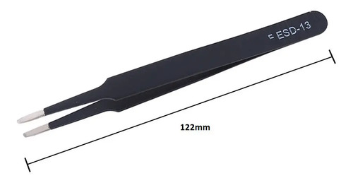 Set De 6 Pinzas Precisión Esd Reparaciones Electrónicas 8