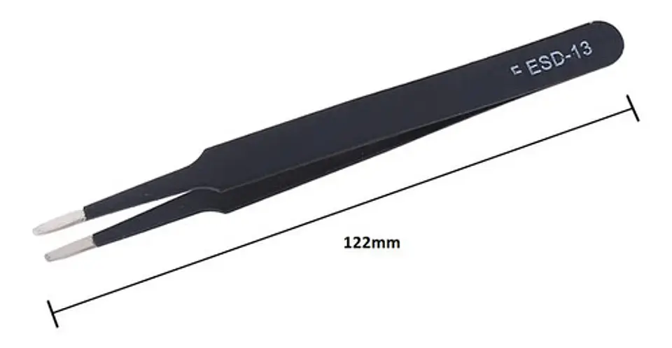 Set De 6 Pinzas Precisión Esd Reparaciones Electrónicas 8