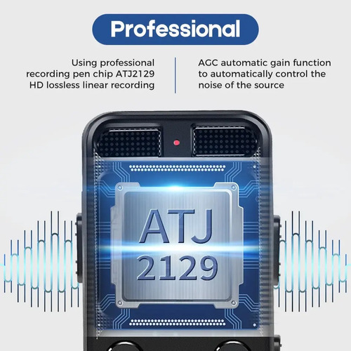 Grabadora Digital Profesional De Voz Sonido 16gb Mp3 6