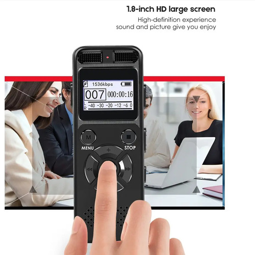 Grabadora Digital Profesional De Voz Sonido 16gb Mp3 7