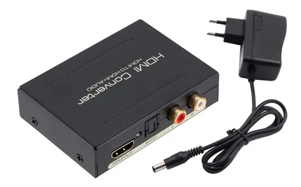 Extractor De Audio Hdmi Digital Óptico Spdif Y Rca 1