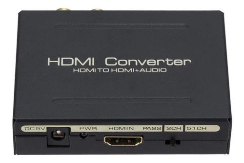 Extractor De Audio Hdmi Digital Óptico Spdif Y Rca  | Dfast 5