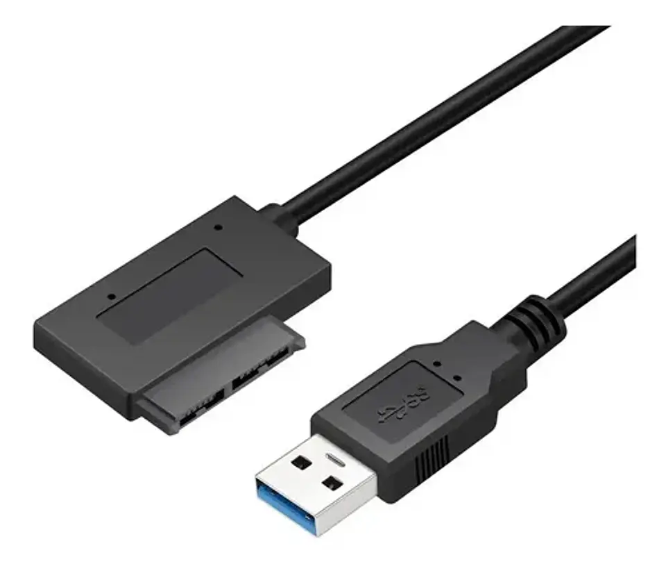 Adaptador Cable Usb 3.0 A Mini Sata Lector Cd Dvd Slimline 1
