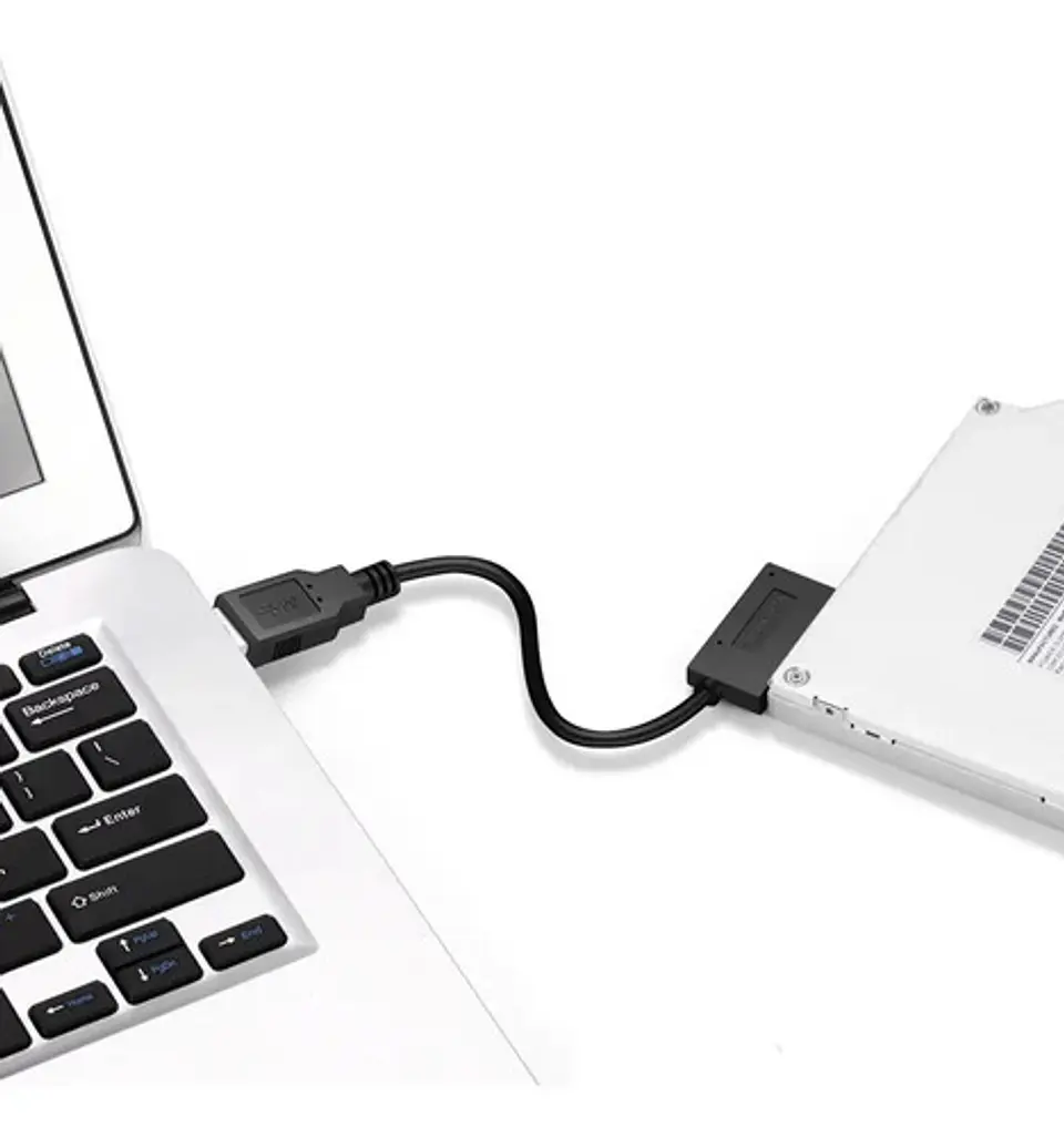 Adaptador Cable Usb 3.0 A Mini Sata Lector Cd Dvd Slimline 3