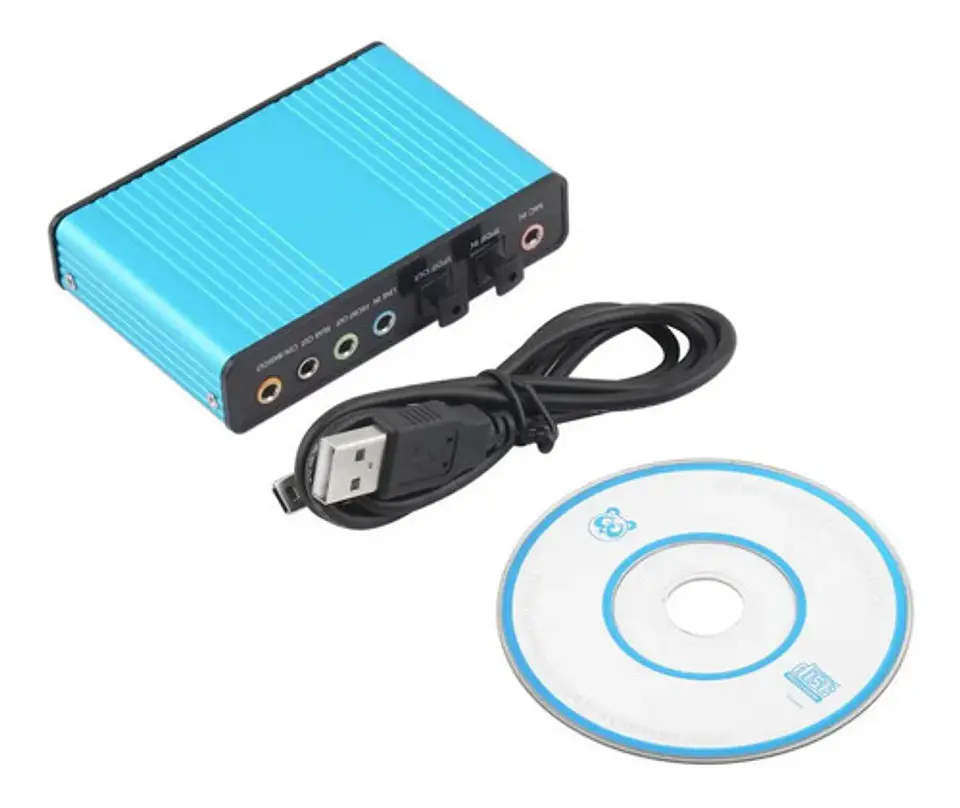 Tarjeta De Sonido Externa Usb 5.1 Canales Windows 7