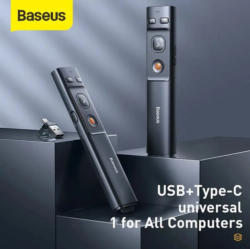 Presentador Diapositivas Baseus Puntero Láser Ppt Usb Usb-c 4