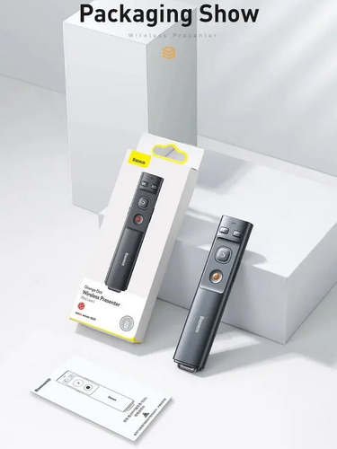 Presentador Diapositivas Baseus Puntero Láser Ppt Usb Usb-c 10