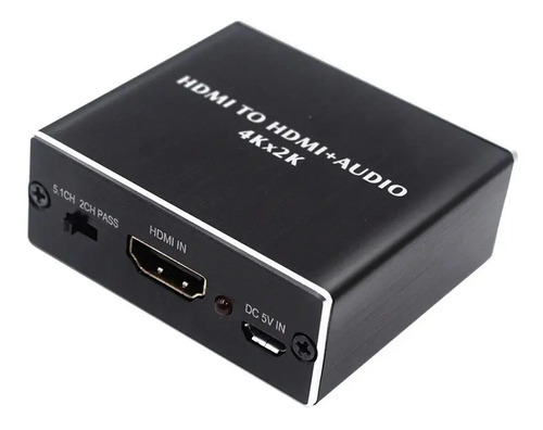 Extractor De Audio Hdmi Estéreo Conector De 3.5mm  | Dfast 4