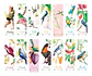 Set 28 Piezas Marcador De Página Libro Birds Aves Dibujos - Miniatura 1
